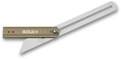 Sola zweihaak 250mm blok brons gean. vstg250, alu, been met graden aanduiding - 56052101 - 56052101