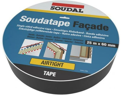 Soudal 125012 soudatape facade luchtdichte afdichtingstape | 60mm x 25m - 125012