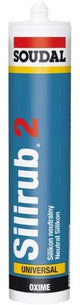 Soudal silirub 2 | siliconenkit | teak | 300 ml - 102421