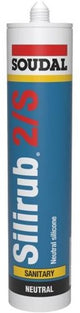 Soudal silirub 2s | sanitairkit | jasmijn | 300 ml - 102772