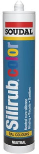 Soudal silirub color | siliconenkit | steen grijs ral 7030 | 300 ml - 113159