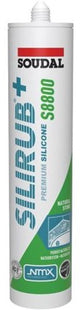 Soudal silirub+ s8800 | natuursteen | siliconenkit | voegengrijs | 300 ml - 120994