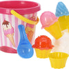 Strandemmer met ijsjes 17cm