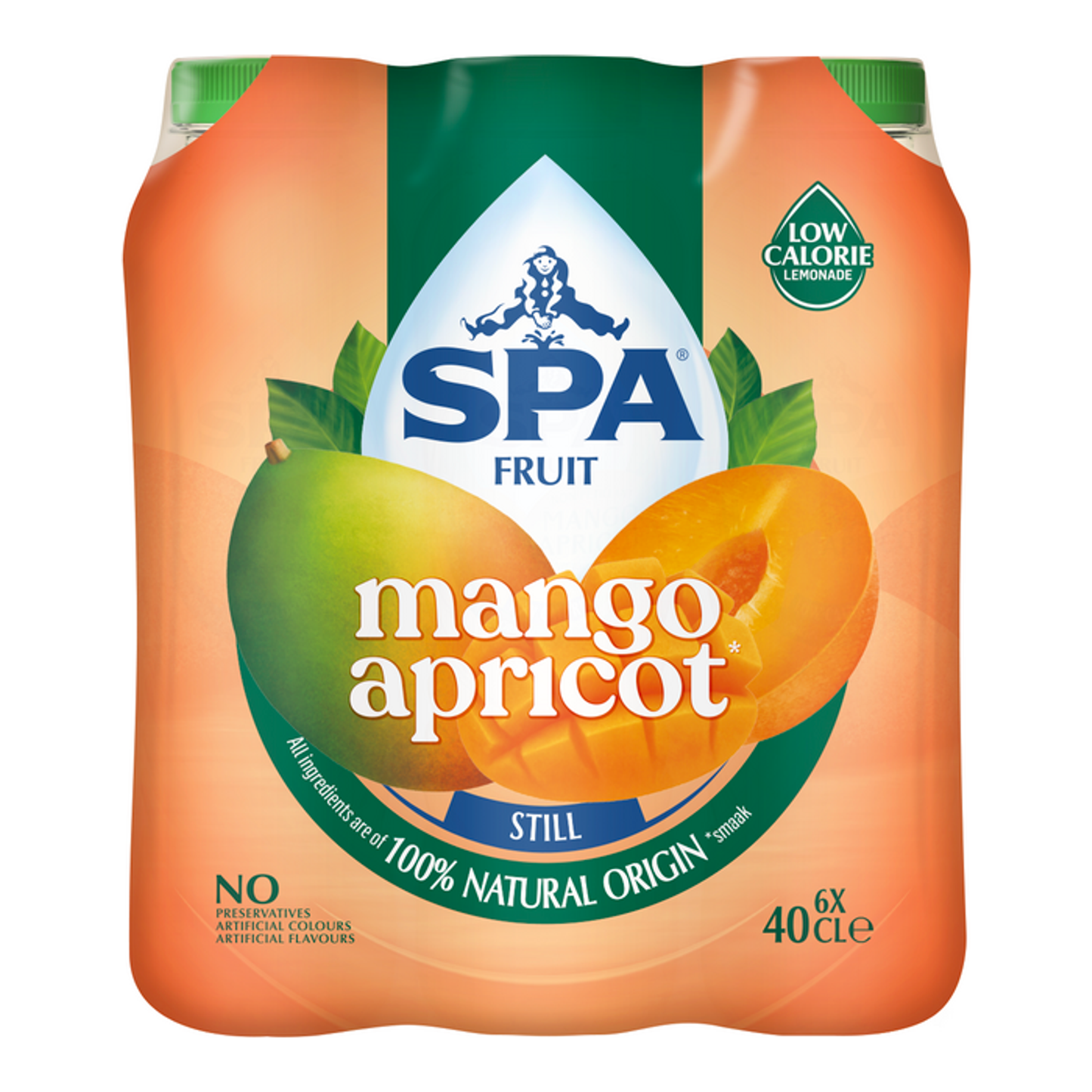 Spa fruit still mango apricot pet (6x 400ml)