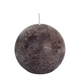 Spaas rustieke bolkaars warm bruin 98mm