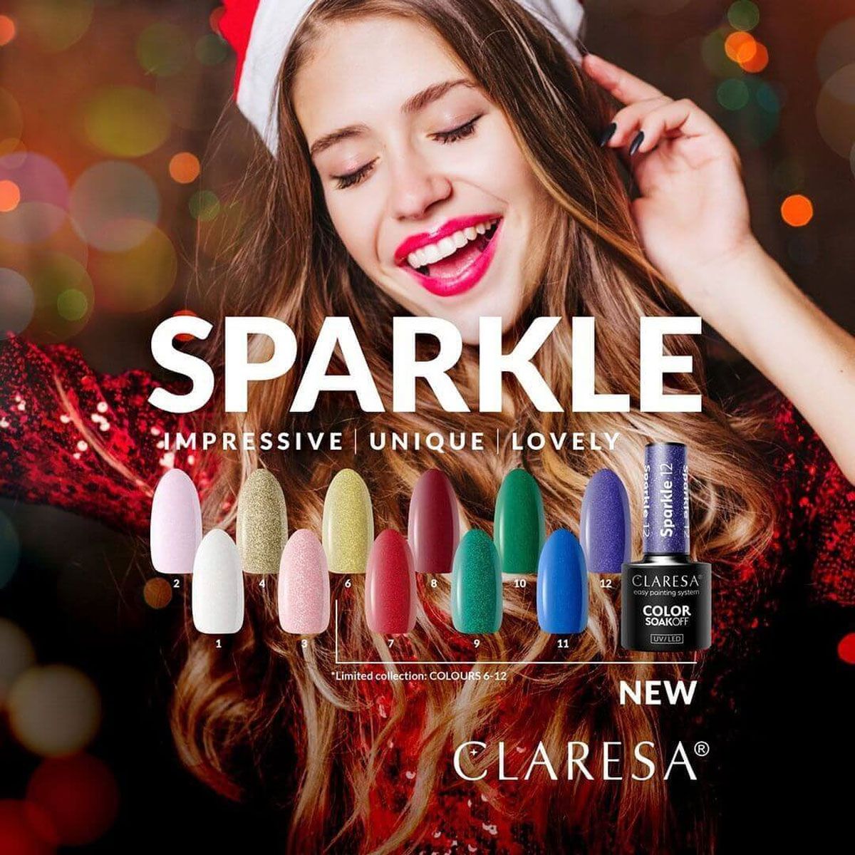 Claresa uv led gellak 5ml sparkle 7