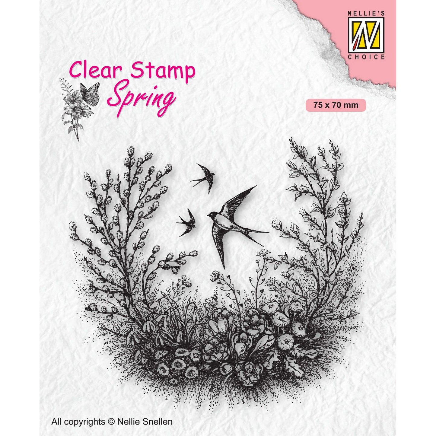 Nellie's choice • spring clear stempels spring is in the air