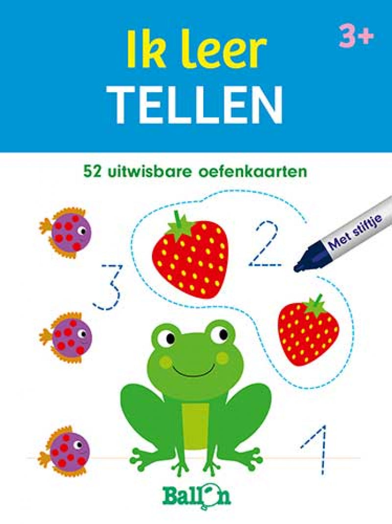 Standaard uitgeverij speel- en leerkaarten - ik leer tellen 3+