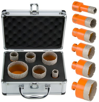 Spero m14 tegelborenset | 19, 28, 32, 45, 51 65mm | nat droog m14-tdn-set