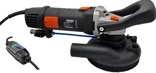 Spero sphs1001w | polijstmachine | 1400watt | nat gebruik | met verende stofkap afneembare neus - sphs1001w