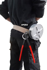 Spero spvmhsl | vlechtdraadhaspel pro | met leren riem t.b.v. 1,2 1,5kg vlechtdraadrol - spvmhsl - afbeelding 2