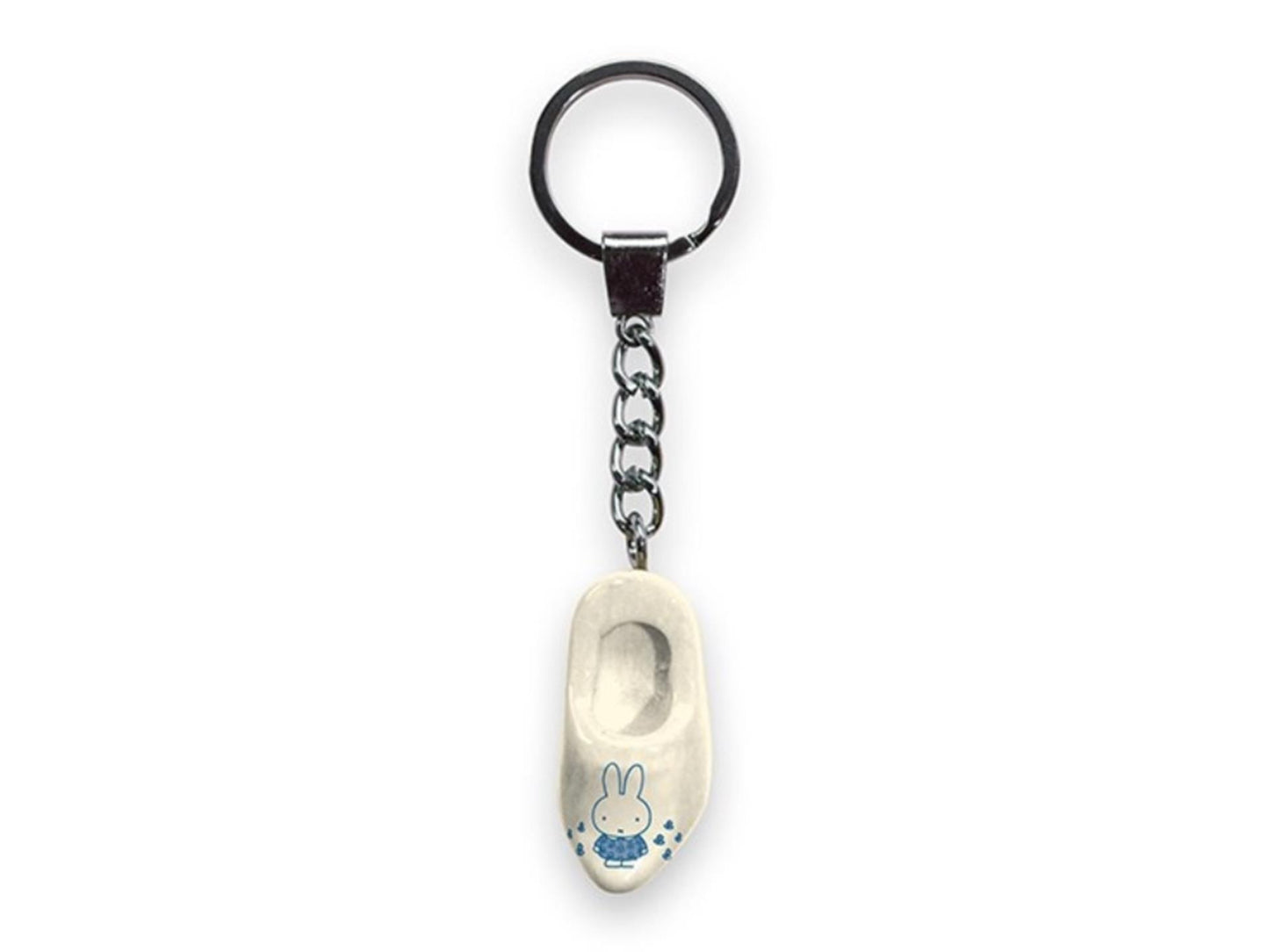 Nijntje sleutelhanger klomp 4cm wit blau