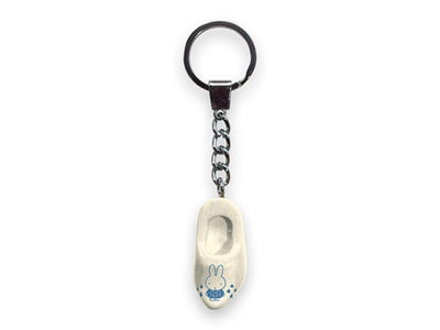 Nijntje sleutelhanger klomp 4cm wit blau