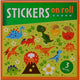 Stickers op rol 3 meter stickerrol, 12 verschillende stickers