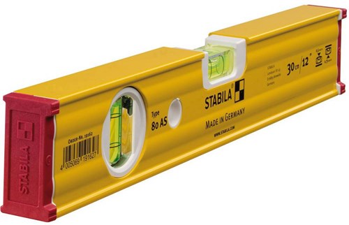 Stabila 80 as-2 | waterpas | aluminium | 30 cm - 19162
