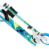Disney stitch 2-wiel kinderstep opvouwbaar voetrem wit blauw