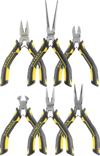 Stanley handgereedschap stanley fatmax® mini tangenset 6-delig - fmht0-80541 - fmht0-80541