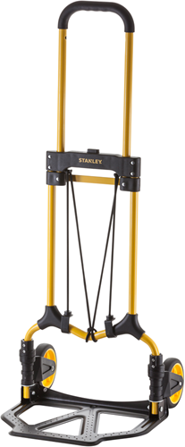 Stanley opvouwbare steekwagen sxwtd-ft580 - max. 70kg - 41 x 40 x 102 cm - aluminium - incl. elastisch koord - zwart geel