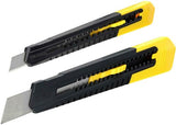 Stanley handgereedschap combipack afbreekmessenset | 9mm + 18mm - stht10202-0 - afbeelding 1