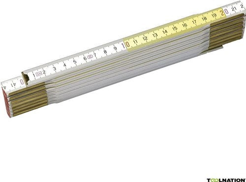 Stanley handgereedschap duimstok geel wit | 2m - 15mm - 0-35-458