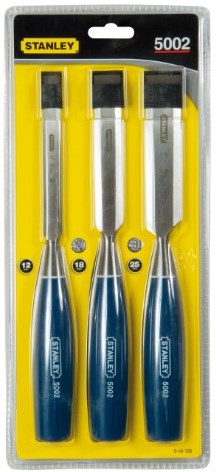 Stanley handgereedschap houtbeitelset 3-delig (12, 18, 25 mm) - 0-16-128