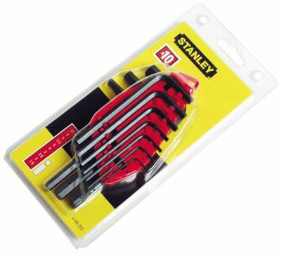 Stanley handgereedschap stiftsleutelset 10 dlg 1,5-10mm - 0-69-253
