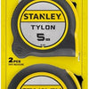 Stanley handgereedschap tylon rolbandmaatset - 5m 8m | stht0-74260 - stht0-74260