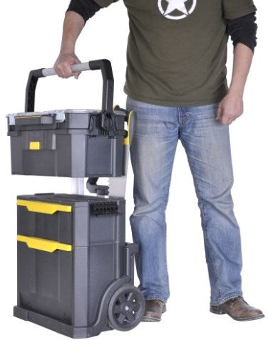 Stanley koffers stanley modulaire gereedschapswagen 2in1