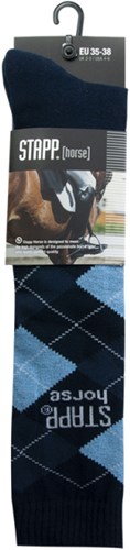 Stapp horse kniekous ruit 33600 | grijs roze 266 | maat 35 - 8712844874120 - afbeelding 2