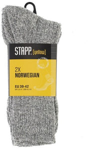 Stapp yellow norwegian 2-pack sokken 4405 | 600 noors | maat 42 - 38.134.003.01 - afbeelding 1