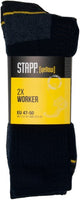 Stapp yellow worker 2-pack sokken 4415 | 499 marine | maat 42 - 38.134.006.01