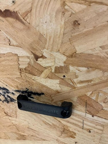 Stealthmounts bankriem | zwart | 6 stuks - bb-pl-blk-6