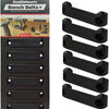 Stealthmounts bankriem | zwart | 6 stuks - bb-pl-blk-6