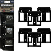 Stealthmounts batterijhouders voor bosch 18v | zwart | 6 stuks - bm-bo18-6 - afbeelding 1