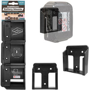 Stealthmounts batterijhouders voor makita 18v | zwart | 6 stuks - bm-mk18-6 - afbeelding 1