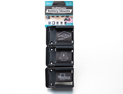 Stealthmounts bm-mk12-blk-6 accuhouders voor makita 12v cxt | zwart | 6 stuks - bm-mk12-blk-6