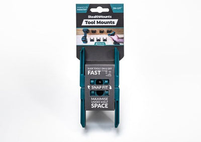Stealthmounts machinehouder voor makita lxt - blauw - 4-pack