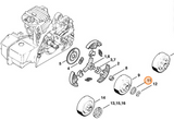 Stihl accessoires stihl accessoireres 00009581022 | onderdeel | ring 27 mm - 00009581022 - afbeelding 2
