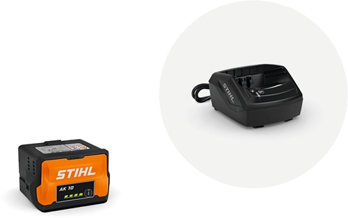 Stihl ak 10 accumulator starter set (1x 2.0ah accu + lader) - 45200075900