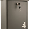 Stoer! huiscijfer forte 75mm zelf nr.1 inox - 57750001
