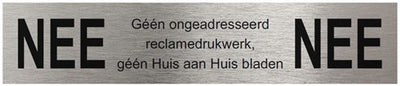 Stoer! ja nee plaatje rvs zwart - 45005510