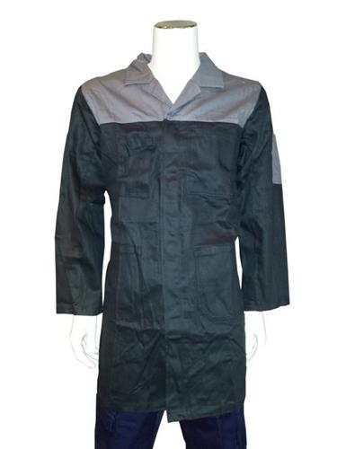 Bestex stofjas drukkers katoen zwart grijs s