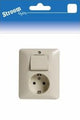 Stroomlijn inbouw combinatie ra peha wissel creme - 6602022