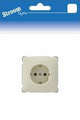Stroomlijn inbouw stopcontact ra peha enkel creme - 6602014