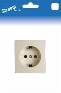 Stroomlijn opbouw stopcontact ra peha enkel creme - 6678980