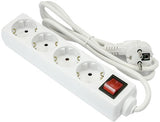 Stroomlijn tcd ra 4-voudig 1,5 meter snoer wit 6672565 - afbeelding 2