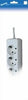 Stroomlijn tcd ra 6-voudig 3 meter snoer wit sl - 6672621
