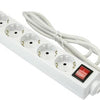 Stroomlijn tcd ra 6-voudig 5 meter snoer wit - 6672013