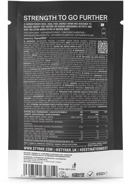 Styrkr mix60 dual-carb energy drink 12er box
