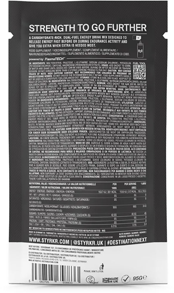 Styrkr mix90 caffeine dual-carb energy drink 12er box